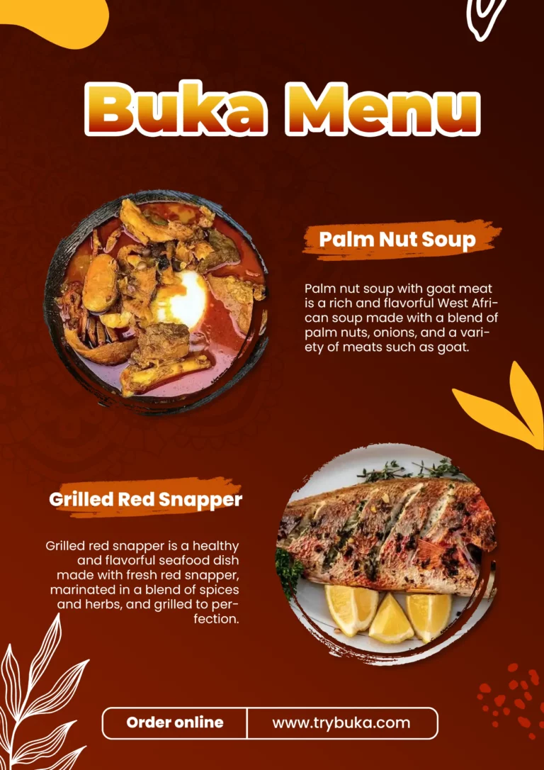 menu order palm nut soup